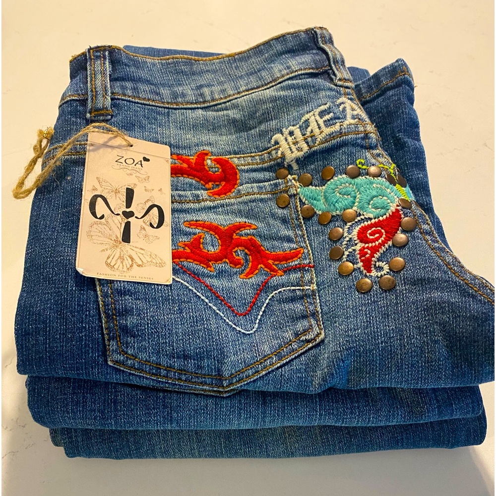 🛍️ ATTN BOUTIQUE OWNERS - Lot of 3 BNWT Butterfly Back Juniors Jeans 🛍️